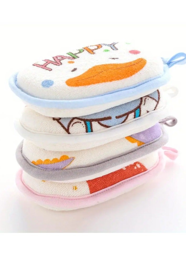 جلوسكي 1pc اسفنجة الاستحمام، الكرتون الناعم تقشير الاسفنجة الاستحمام، غسيل رغوة ناعمة، اسفنجة الاستحمام، الحمام المواد الناعمة اسفنجة الاستحمام، اسفنجة الاستحمام الاستحمام، إكسسوارات الحمام - Image 3