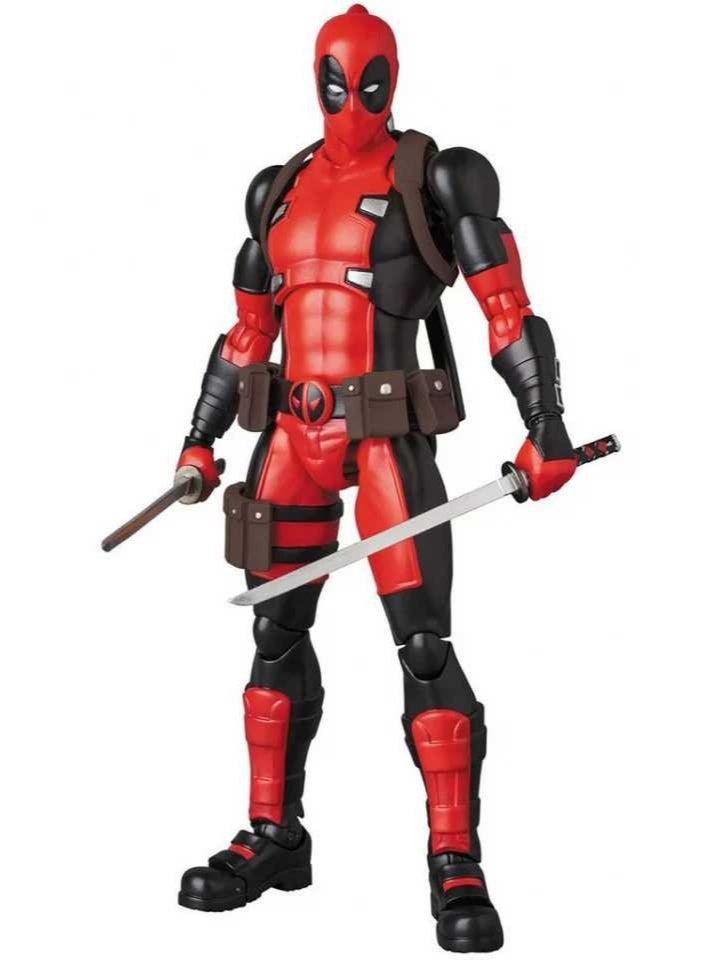 عام العاشر من الرجال ديدبول المنقولة دمية نموذج الديكور سطح المكتب الديكور لعبة هدية للعائلة والأصدقاء - Image 1