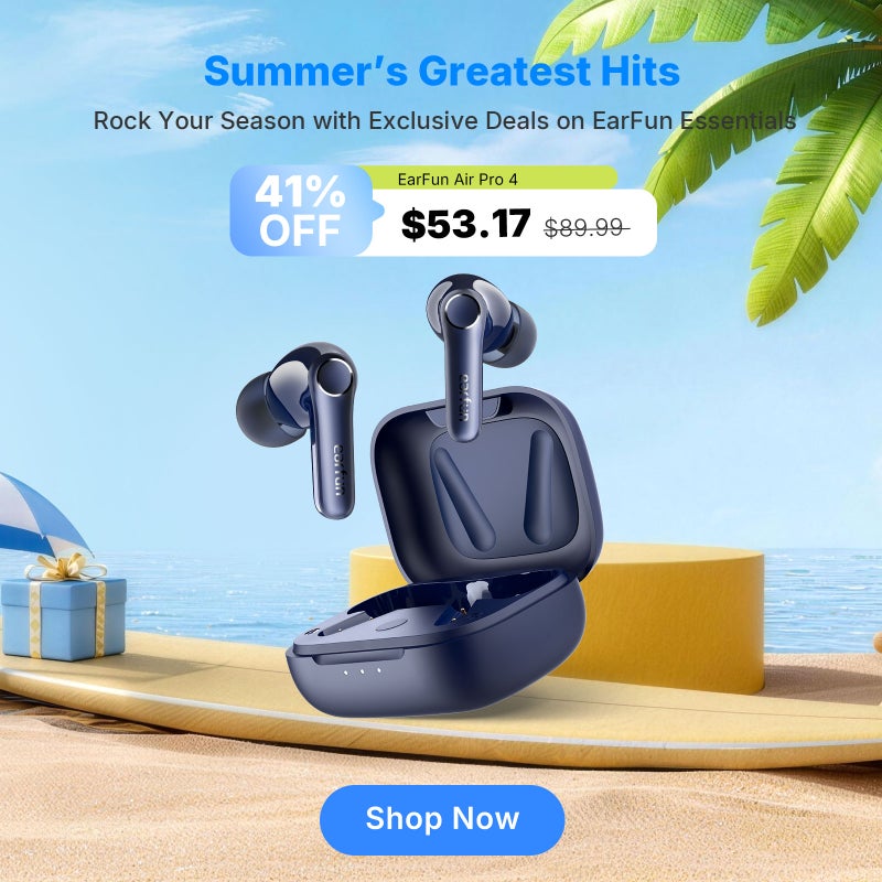 EarFun إيرفن أير برو 4 - أزرق ملكي - Image 1