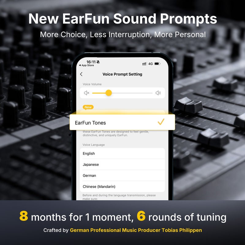 EarFun إيرفن أير برو 4 - أزرق ملكي - Image 2