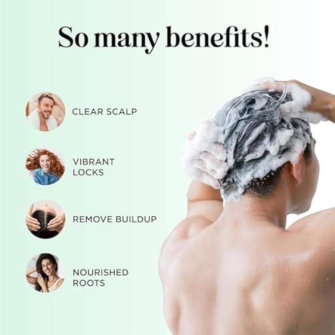 Maple Holistics DEGREASE SHAMPOO FOR OILY HAIR CARE - CLARIFYING SHAMPOO FOR OILY HAIR AND OILY SCALP CARE - DEEP CLEANSING OILY HAIR SHAMPOO FOR GREASY HAIR AND SCALP CLEANSER FOR BUILD UP WITH ESSENTIAL OILS - Image 3