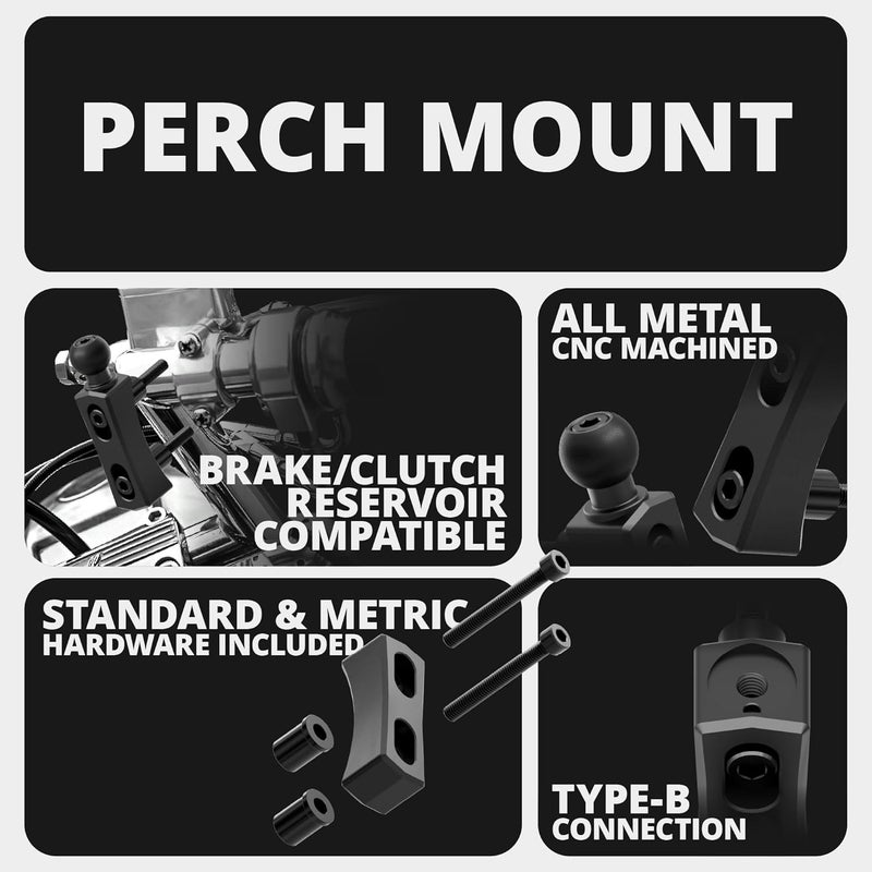 Tackform Enduro Series Brake/Clutch Reservoir Motorcycle Phone Mount - Image 2