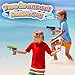 ALLROAD 2 Pack Water Guns for Kids Squirt Gun Water Blaster Soaker Water Pistol Toys for Toddlers Child Boys Girls Ideal Summer Gifts for Swimming Pool Beach Party Outdoor Water Fighting Toy - Image 4