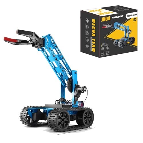 VANLINNY Robotic Arm Kit Science Projects for Kids Ages 812 Cool Electronic Robot Arm for Boys Girls Teens to Learn ProgrammingTechnology Educational Toy Building Kits for Beginners Xmas Birthday Gift - Image 1
