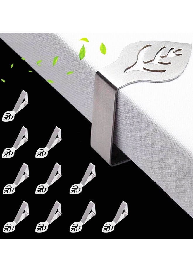 10PCS الفولاذ المقاوم للصدأ شجرة شكل شقم المائدة - Image 1