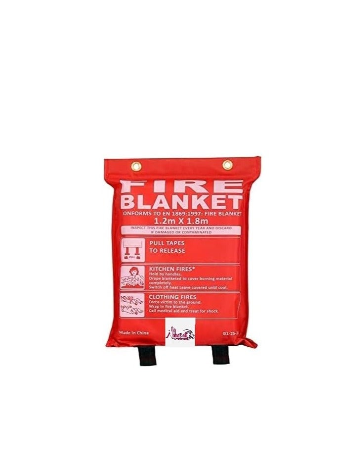 ABBASALI Small Fire Blanket Flash 1.2 x 1.8 Meter 4 x 6 Fits 