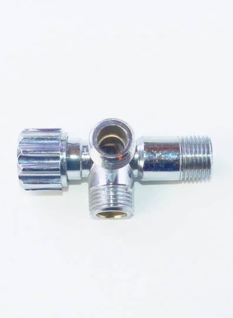 Chrome double outlet angle valve - Image 2