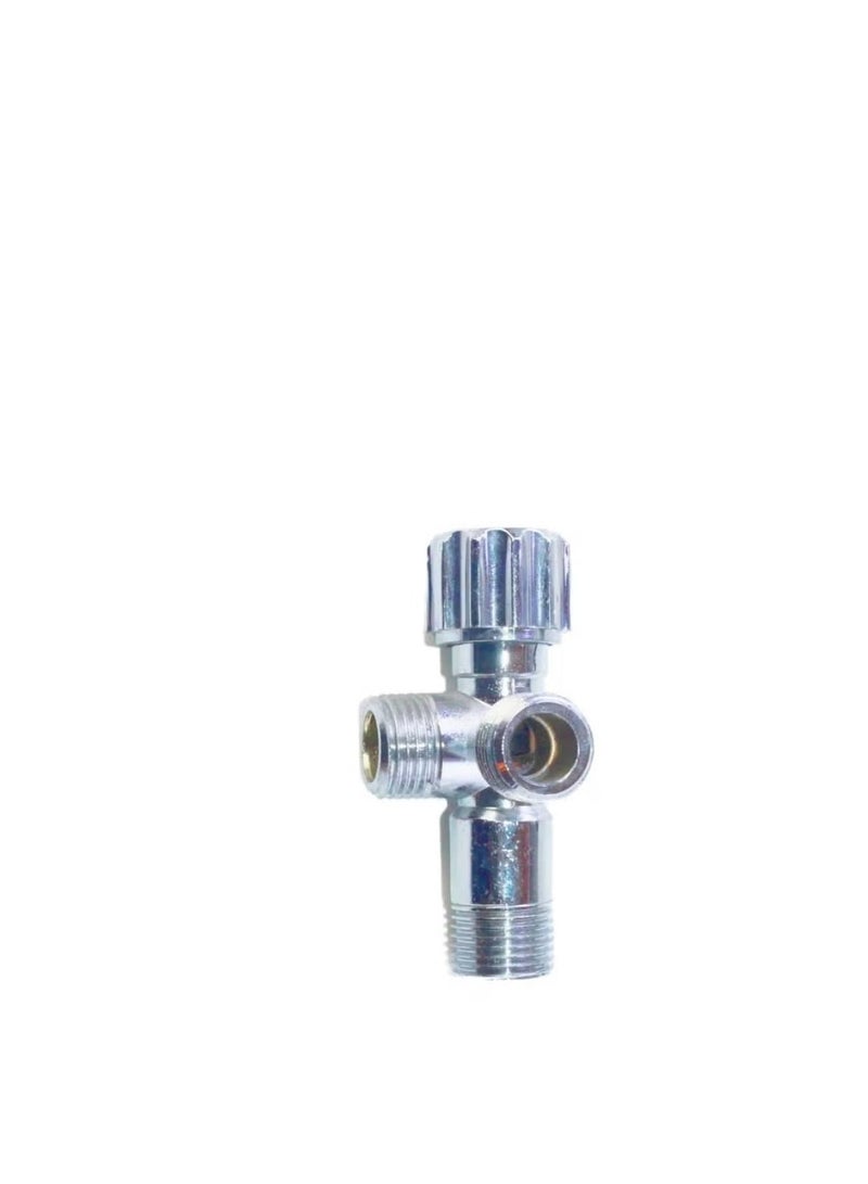 Chrome double outlet angle valve - Image 3