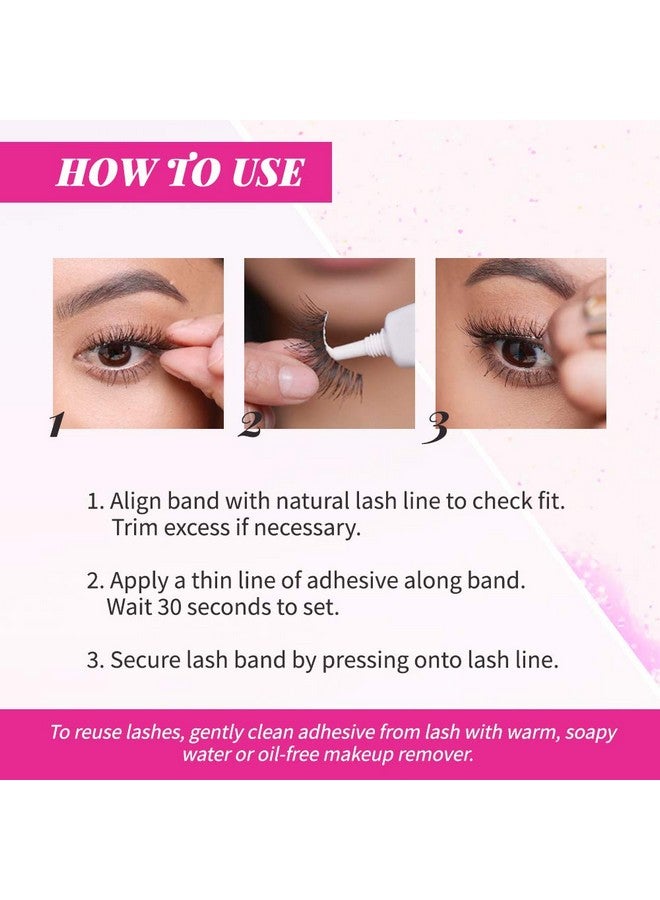 Andrea Two Of A Kind False Lashes 33 Black 4 Pack - Image 5