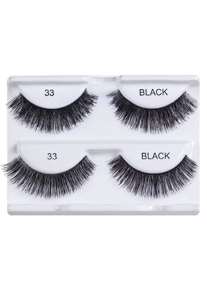 Andrea Two Of A Kind False Lashes 33 Black 4 Pack - Image 1