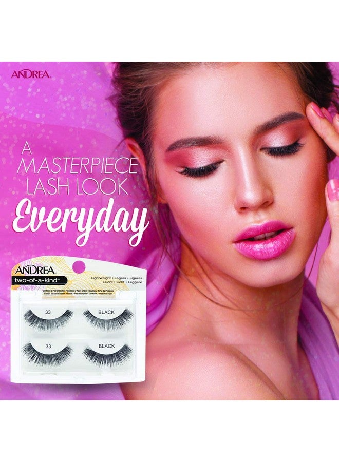 Andrea Two Of A Kind False Lashes 33 Black 4 Pack - Image 3