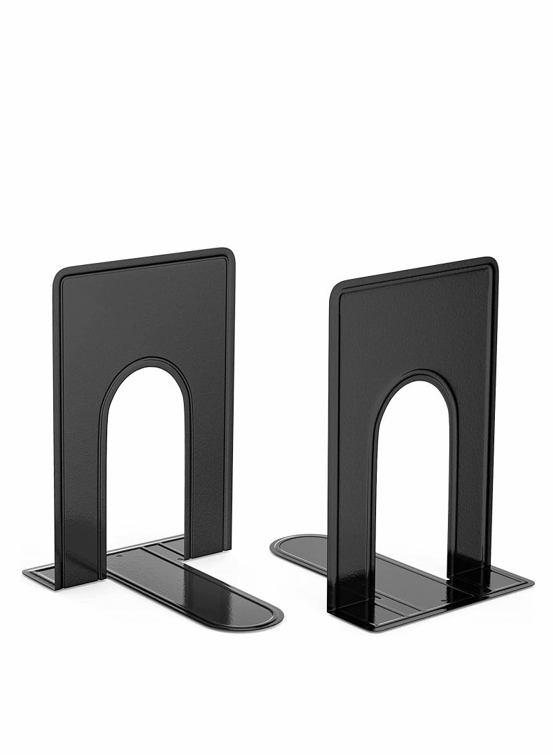 KASTWAVE Bookends, Universal Premium Bookends for Shelves, Heavy Duty Metal Bookend Support - Image 1