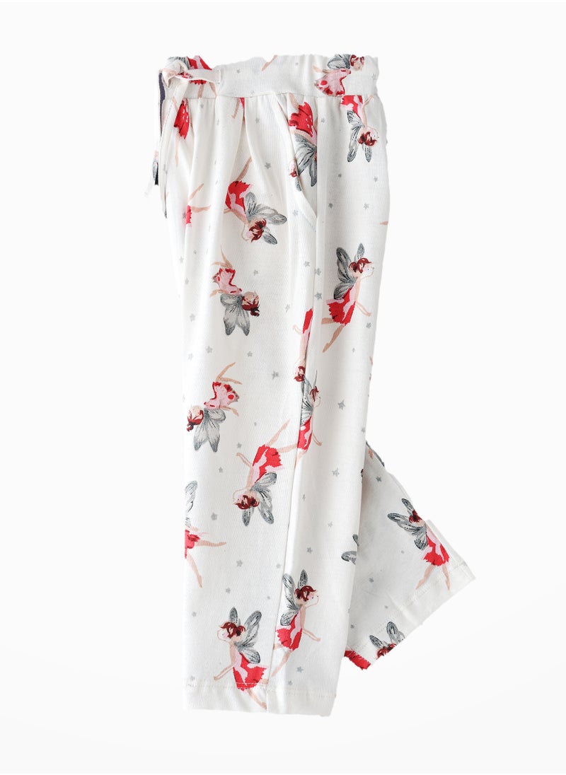 Jelliene Girls All Over Printed Knit Sweat Pants, Soft and Comfortable Sweatpants for Girls  - Image 3