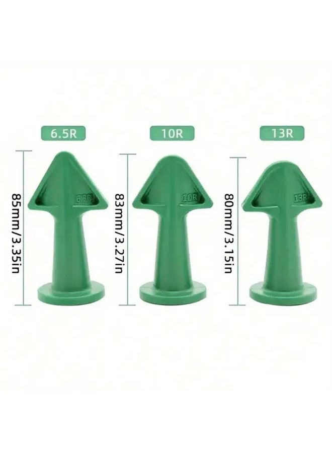 1 Piece 13R Multi Functional Silicone Sealant Nozzle Scraper Tool Ergonomic Handle - Image 5