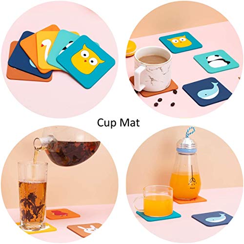 SIYANSHU Silicone Trivet, Non Slip Dish Drying Potholders Mat for Hot Dishes Kitchen Table Dish Mats Resistant Flexible Pads (Pack of-4 (Big), Random Pattern) - Image 4