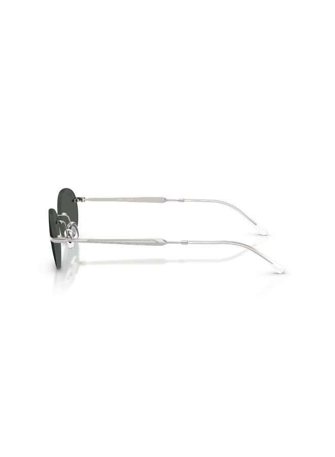 راي بان Unisex Ray-Ban RB3767 003/87 Unisex's Rimless Oval Sunglasses - Lens Size: 54 mm - Image 3