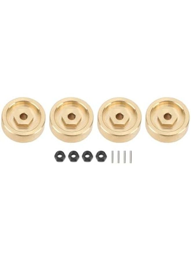 كتلة موازنة عجلة من النحاس الأصفر محول موازنة لـ HOBBYPLUS 1 18 CP18P سيارة RC 4 قطع - Image 2