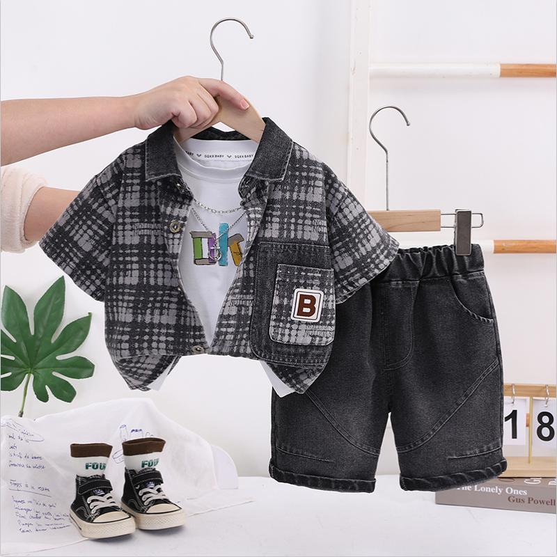 ChicPoint 3 Pcs 2-4years Boys Pants Suit - Image 1