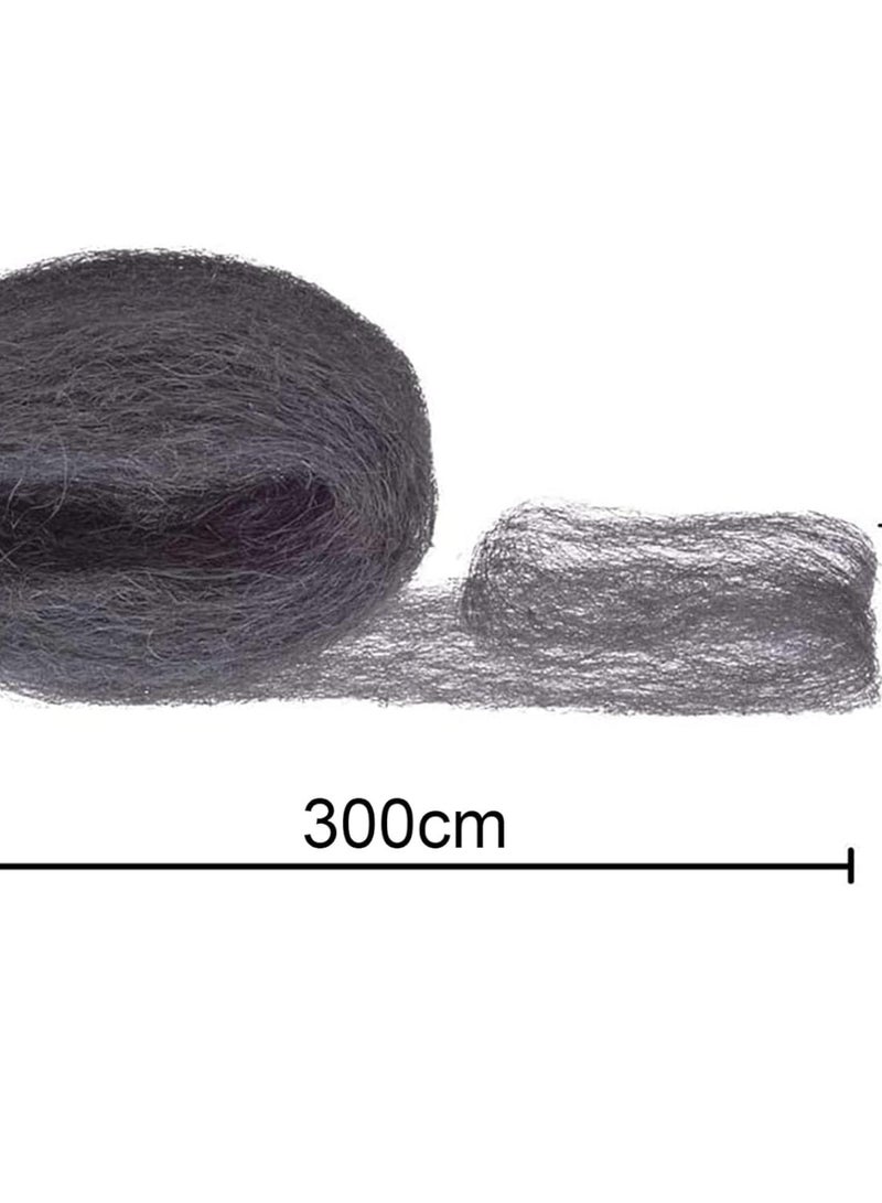 GGOOT 2 Pack Steel Wool Mice,  Wire Wool 0000 Fine Steel Wool Rodent Control Stops Rats and Mice Steel Wool Tool Gap Blocker Insect Pest Proofing Hardware Cloth (ca.3 m) - Image 2