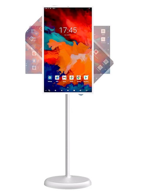 Smart Screen 24-inch Display with Android | 10-Point Multi-Touch & Long Battery Life All-in-One Touch Screen for Office, Conference, and Home Use | Built-in Android & Camera