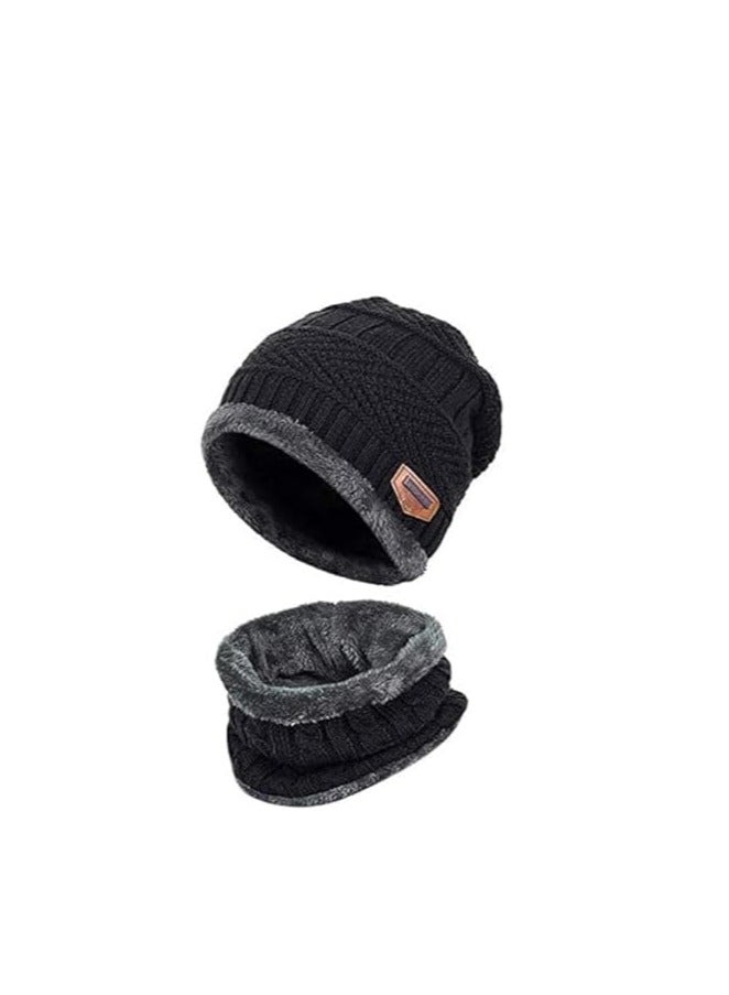 Generic 2-Piece Stylish Winter Thick Hat - Image 2
