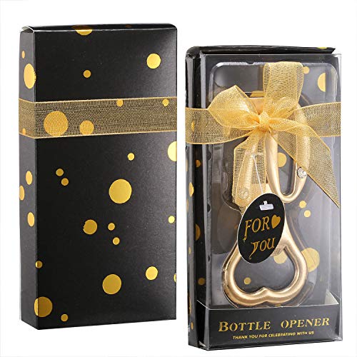 WENFOME 24 Pack 70th Birthday Bottle Opener for Party Favors, Wedding Anniversaries, Souvenirs, Gifts & Table Decorations with Individual Gift Box - Image 2