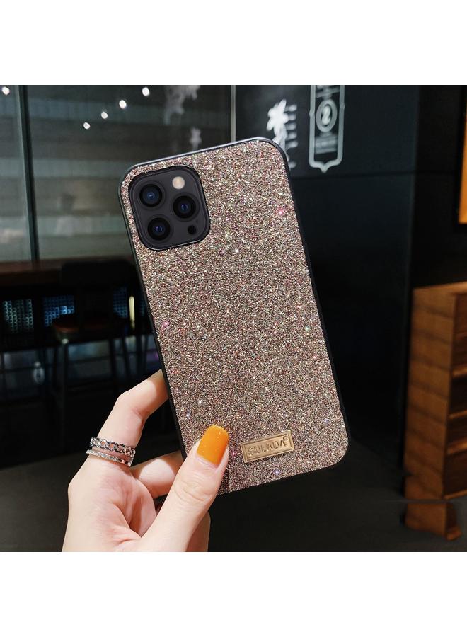 SULADA Case For iPhone 13 Pro Max Shockproof TPU + Handmade Leather Case - Image 1