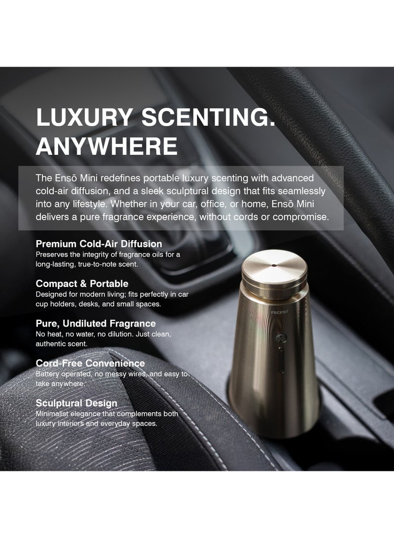 ISCENT Ensō Mini Cold-Air Scent Diffuser For Home Office Vehicle Compatible with 10ml Ensō Bottles - Image 2