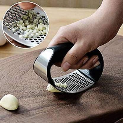 Bekner Bekner Garlic Press Garlic Crusher Ginger ChopperStainless Steel Kitchen - Image 3