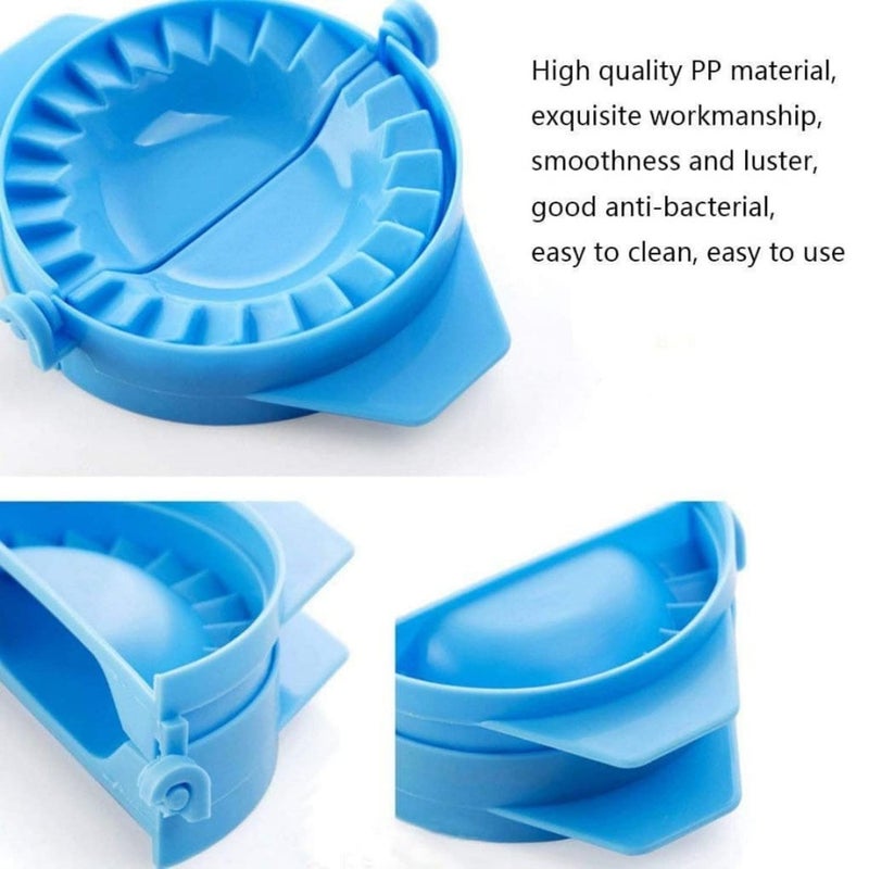 KREZON Gujiya Maker Device Easy Mould Dumpling Cutter Making Machine Kitchen Cooking Tool 4 pcs Multicolour - Image 5