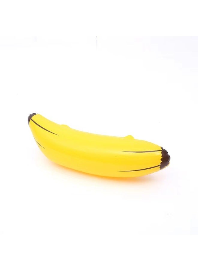 Pvc Inflatable Coconut Tree Flamingo Beach Ball Banana Toy Gift Advertising Props Props-Color:Banana 60cm  - Image 1