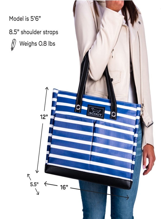 SCOUT Uptown Girl Multi-Pocket Tote Bag, Water Resistant, Zips Closed, Fleetwood Black - Image 2