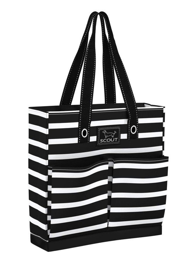 SCOUT Uptown Girl Multi-Pocket Tote Bag, Water Resistant, Zips Closed, Fleetwood Black - Image 1