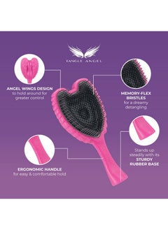 Tangle Angel Reborn Angel Detangling Hair Brush - Eco Friendly Hair Brush. Great For All Hair Types | Ice Blue  - Image 3