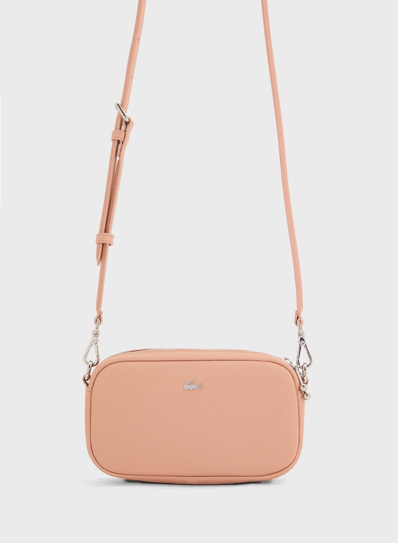LACOSTE Essentials Top Handle Zip Over Crossbody  - Image 1