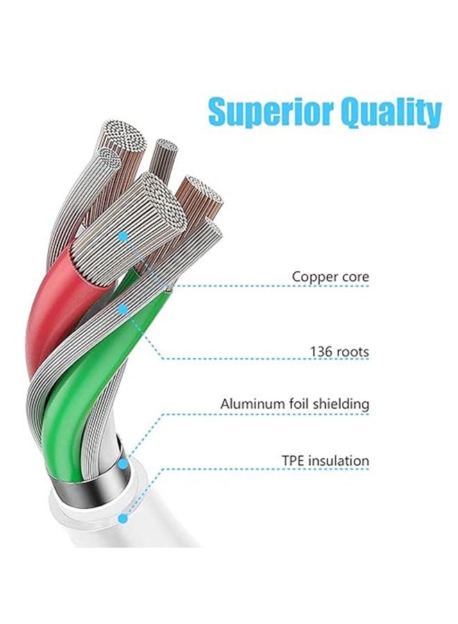 20W USB C إلى كابل البرق 1m ، أبيض - Image 2