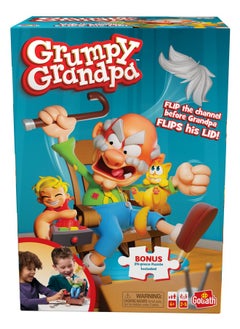 Goliath Goliath Grumpy Grandpa Game - Flip The Channel Before Grandpa Flips His Lid - Ages 4 and Up, 2-5 Players - Includes a 24-Piece Puzzle  - Image 1