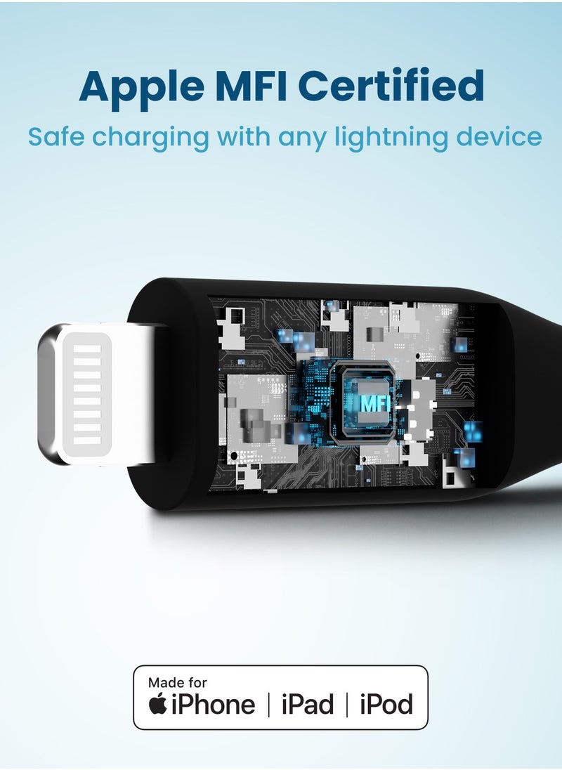 Remson - Remson Presto Charge 57W Super-Fast Power Delivery 3.0 Car Charger USB-C Port with Built-In Lightning Cable Compatible with iPhone 14 Pro Max/14 Plus/13 Pro Max/12 - Image 1