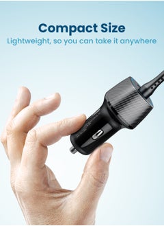 Remson Remson Presto Charge 57W Super-Fast Power Delivery 3.0 Car Charger USB-C Port with Built-In Lightning Cable Compatible with iPhone 14 Pro Max/14 Plus/13 Pro Max/12  - Image 4