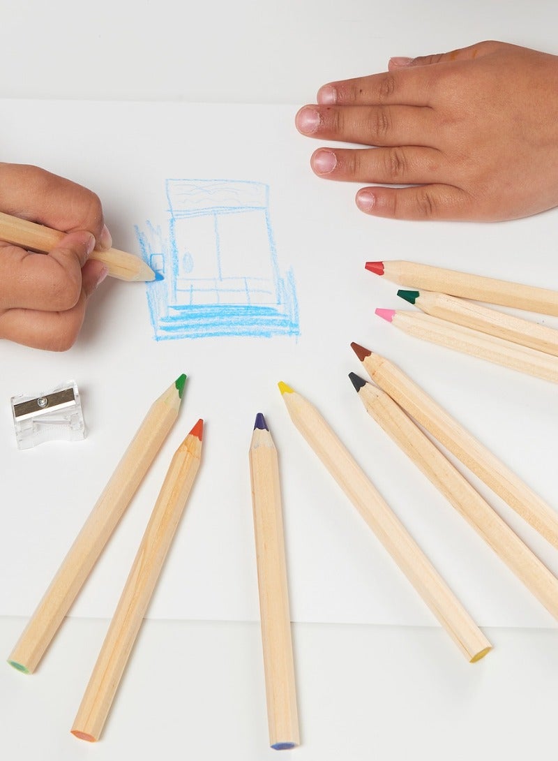 MALA Coloured Pencil, Mixed Colours, 10 pcs - Image 3