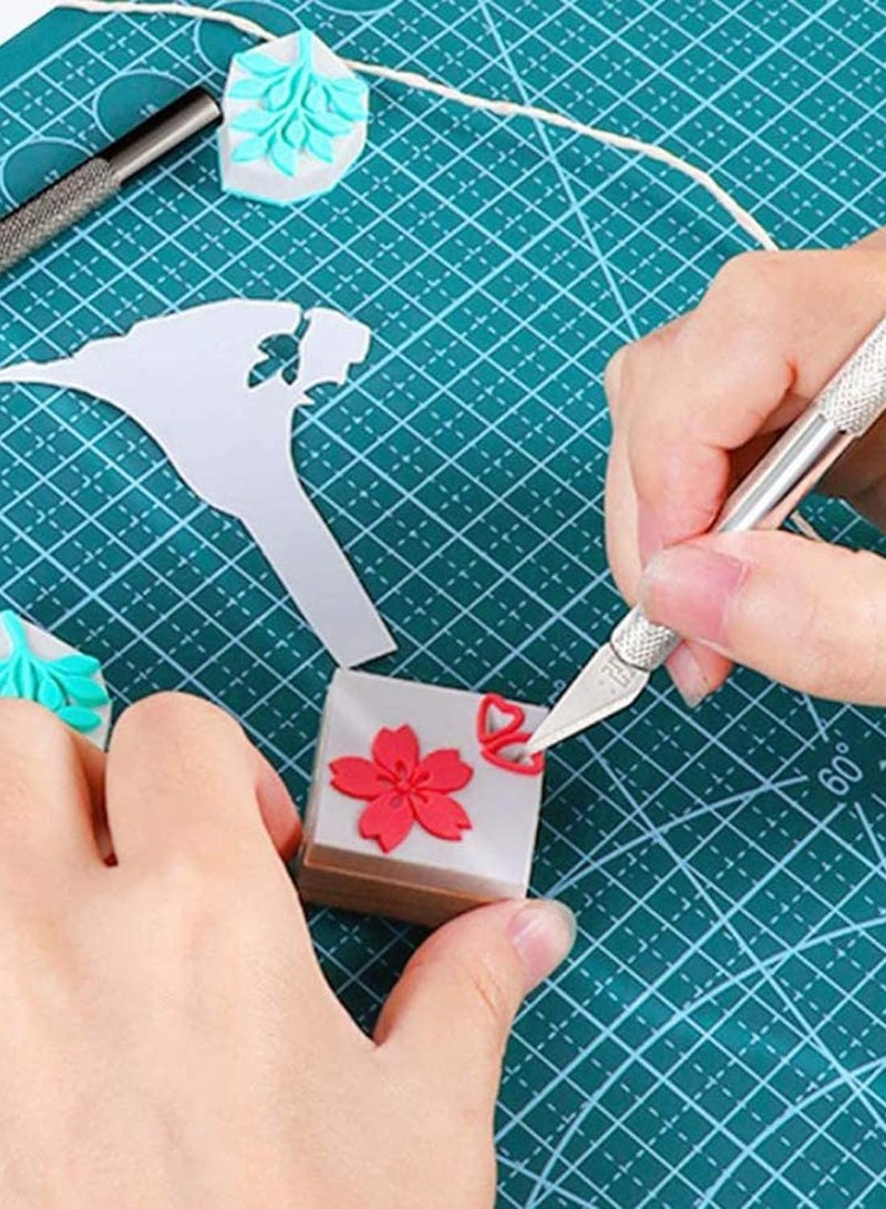 Craft Tools Set Vinyl Weeding Tools Basic Kit Including Scissor Tweezers Weeders Scraper Spatula for Silhouettes Cameos Lettering Cutting Splicing 21 Pcs - Image 2