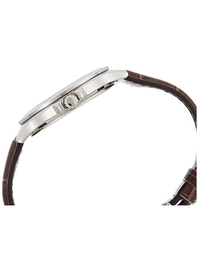 Casio Men's Watch - MTP-V300L-7AUDF White Dial, Brown Band - Image 3