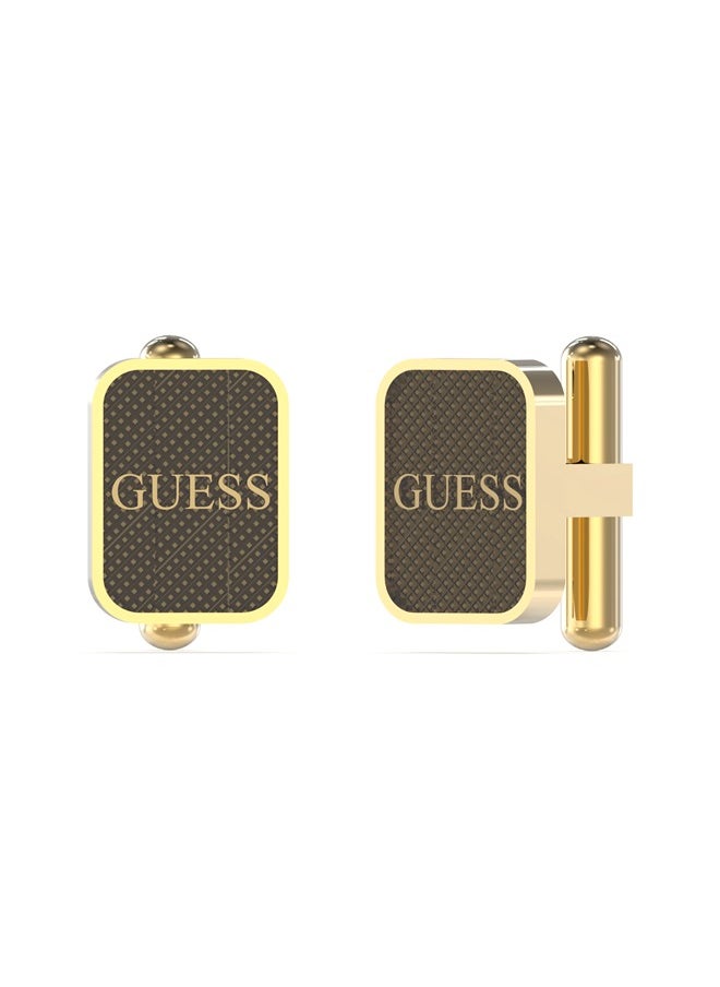 GUESS Gents Gold Cufflinks 