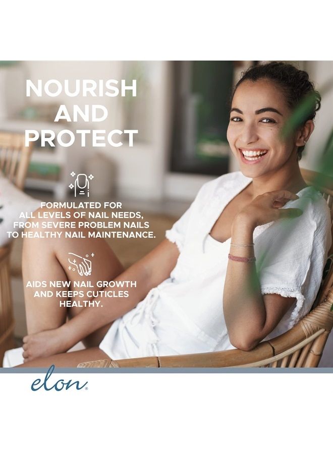 Elon Lanolin-Rich Nail Strengthener, Conditions Nails & Protects Cuticles, Recommended by Dermatologists & Podiatrists 3 Pack (7.5g jar) - Image 3