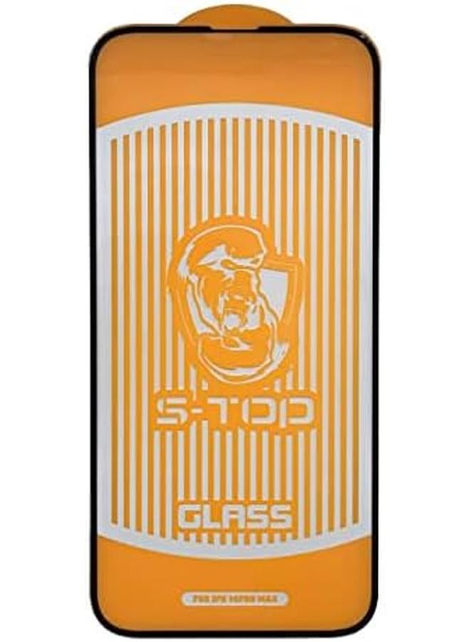 اس-توب واقي شاشة زجاجي مقوى 10 مائل مقاوم للخدش ومقاوم للسقوط وحواف مستديرة ومقاوم للصدمات عالي الجودة متوافق مع آيفون 14 برو ماكس - Image 3