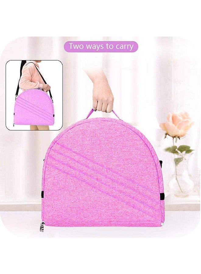 Beauenty Baby Travel Cot with Mosquito Net and Awning, Foldable Baby Tent, Washable Crib Bionic Travel Bed Breathable Cradle Cot, Portable Baby Cots, Foldable Baby Cots with Mosquito Net (pink) - Image 3