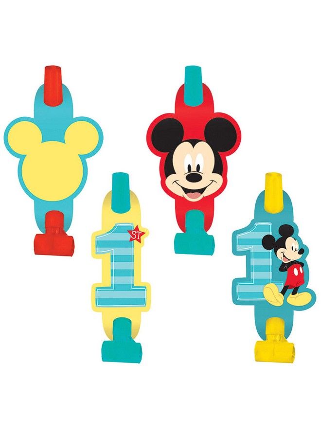 Amscan Mickey Fun To Be One Blowouts, 5" Multicolor 8 Pcs. - Image 2