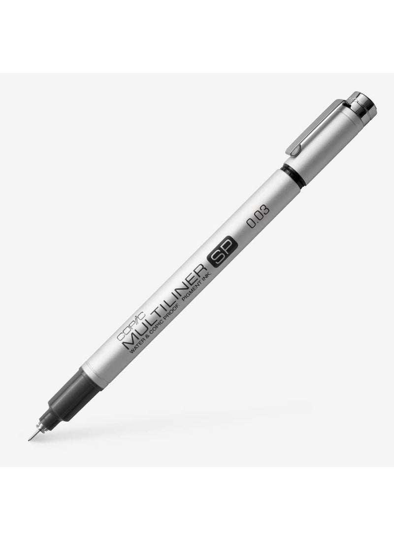 COPIC Copic Multiliner SP Black Ink Marker, 0.03 Tip 