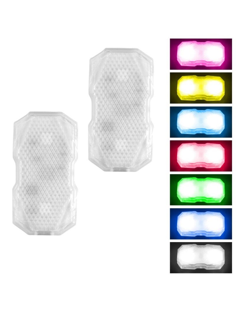 Generic Interior Car Lights, 2 Pack Car Atmosphere Lights, Rechargeable LED Touch Lights, 7 Colors - 3 Lighting Effects, Unlimited DIY Color Car Decorative Lights for Car, Home, Party  - Image 1