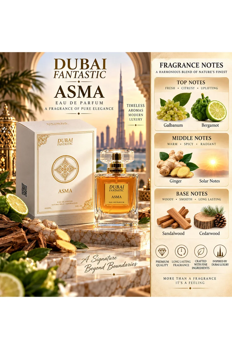 Loui Martin Asma Eau de Parfum 100ml – Fresh Spicy & Woody Fragrance
